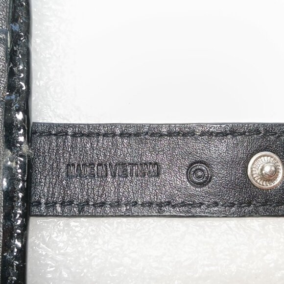 Coach Black Signature Canvas & Leather Tab Snap Wallet F10709 VGUC - Picture 4 of 15